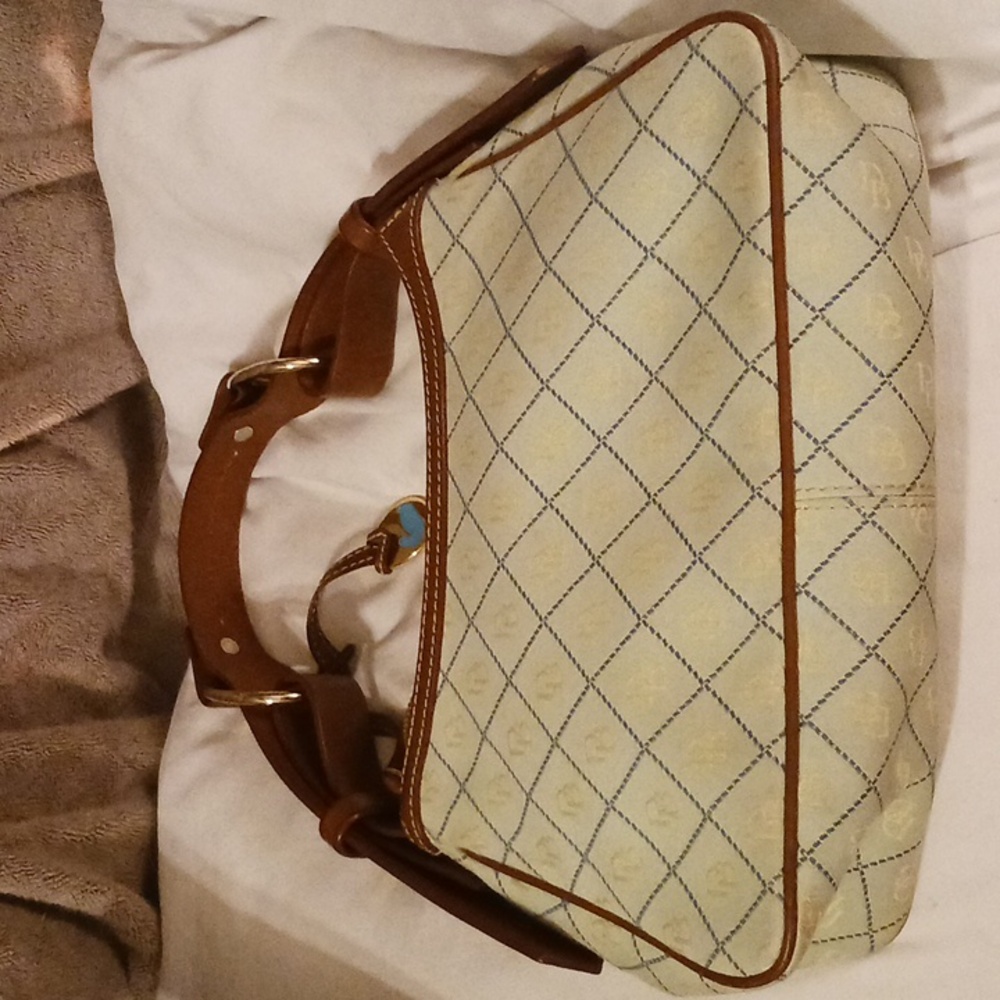 Dooney & Bourke Pale Green Hobo Crescent Bag/ Satchel ~ Very Gently Used